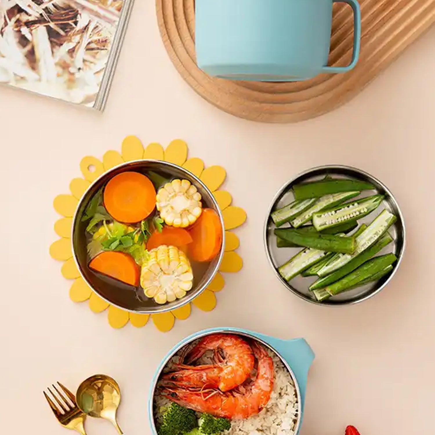 Vacuum Food Flask, Insulation Large Capacity Double Layer Structure Non Slip Labor Saving and Safe Stainless Steel Inner Tank Lunch Box/ Noodle Bowl for Camping Picnic for School Office Outdoor (1 Pc) Vacuum Food Flask, Insulation Large Capacity Double Layer Structure Non Slip Labor Saving and Safe Stainless Steel Inner Tank Lunch Box/ Noodle Bowl for Camping Picnic for School Office Outdoor (1 Pc)